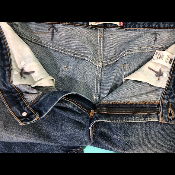 Levi’s 505 36X30 Custom Mended Jeans - Picture 7 of 8